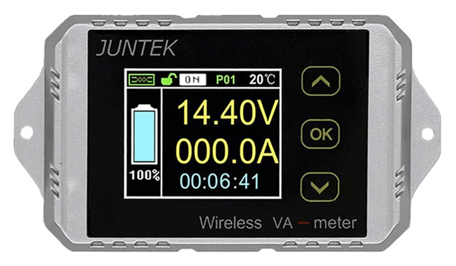 Juntek Wireless shuntVoltmeter Ammeter Voltage Current Gauge
