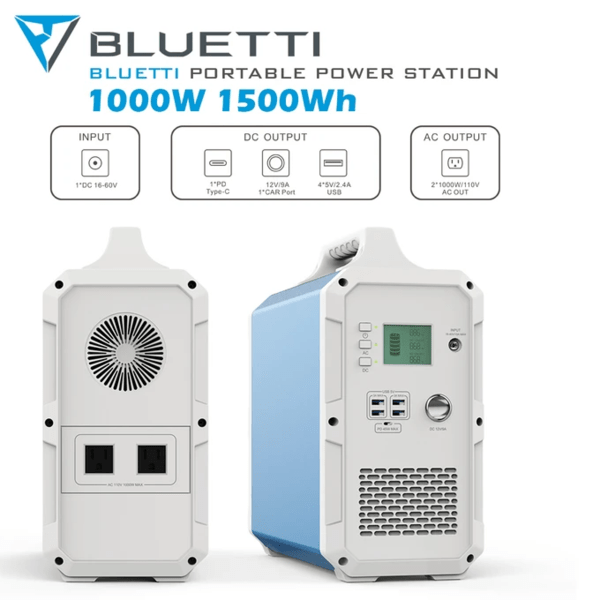 BLUETTI EB150 1500WH:1000W PORTABLE POWER STATION output