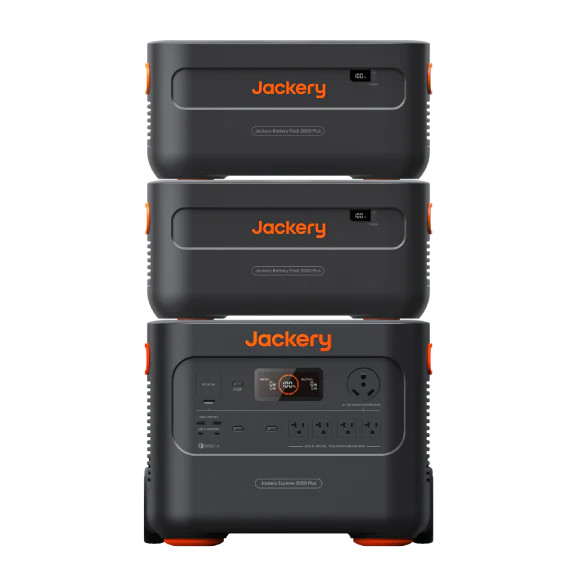 Jackery Explorer 2000 Plus Portable Power Station 2 extra batteries