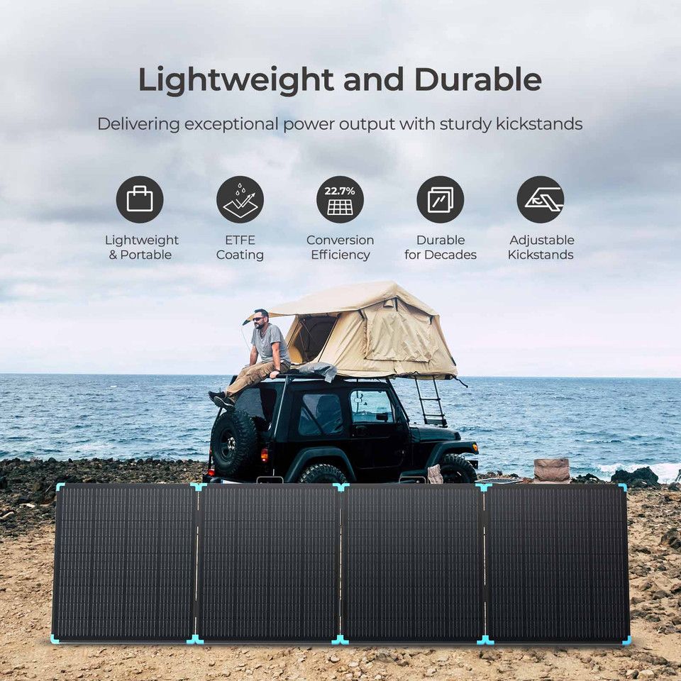 Renogy 400W Portable solar panel lightweight suitcase lightweight