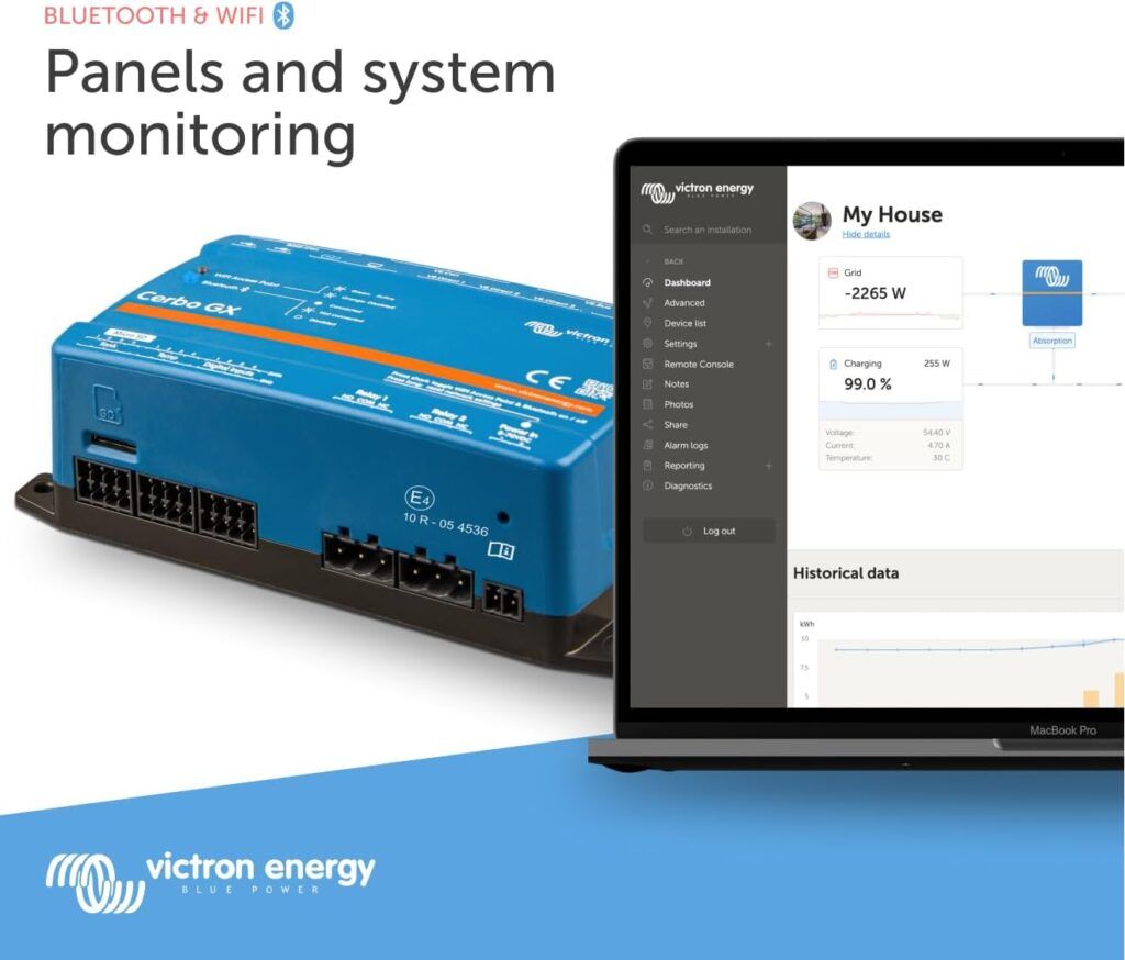 Victron Energy Cerbo GX for System Monitoring and Control wifi